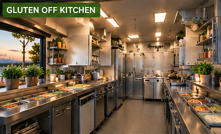 OFF'N'ON gluten-free kitchen interior